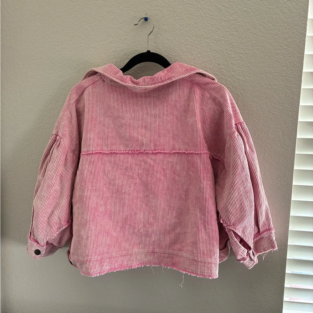 Pink Corduroy Jacket - Picture 3 of 3